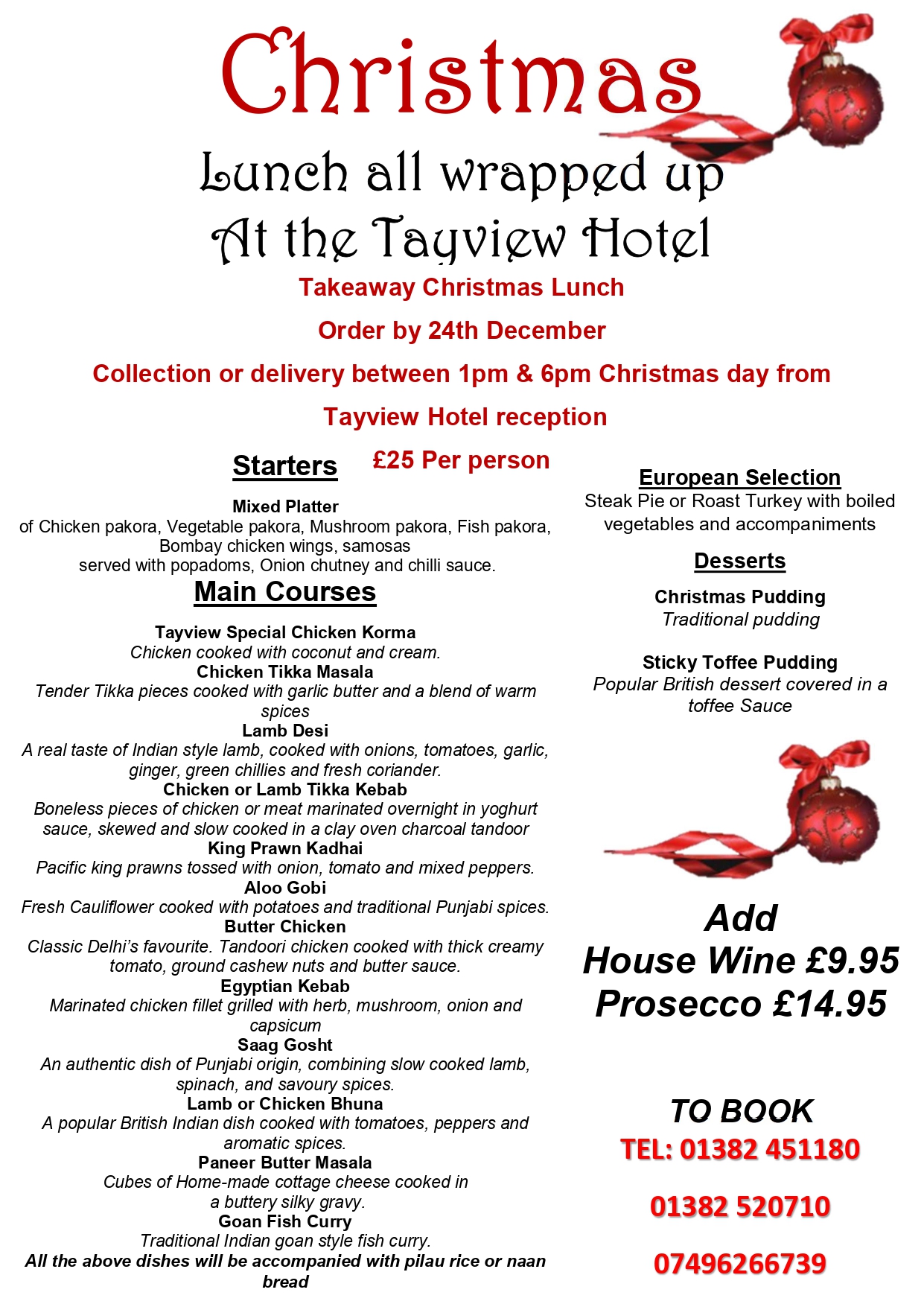 Tayview Hotel | Indian Restaurant